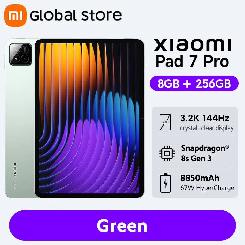 新型グローバル版 Xiaomi Pad 7 Pro Snapdragon 8s Gen 3 CPU 11.2