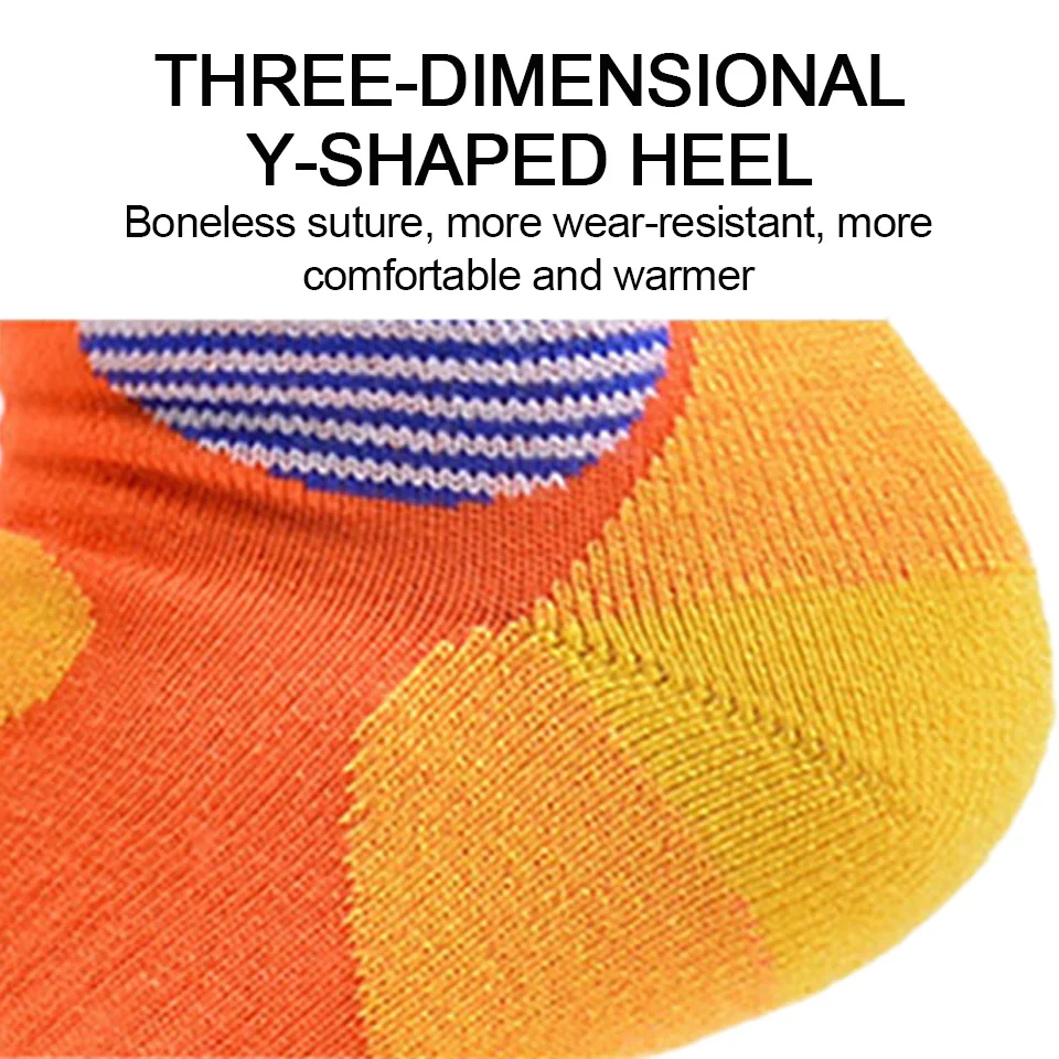 Outdoor Winter Thick BottomLong Tube Ski Mountaineering Socks Hiking Terry Warm Shock-absorbing Socks Non-slip Unisex