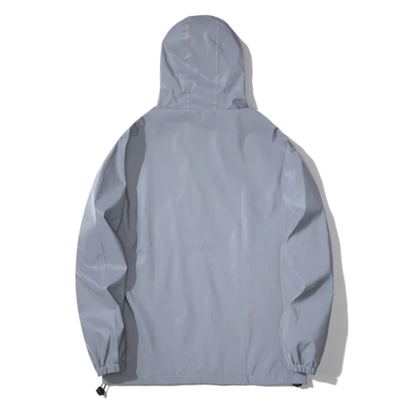 Reflective Jackets S-5XL Autumn Winter Men / Women Reflect Motorcycle Jacket Waterproof Windbreaker Hoodies