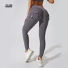 Leggings de sport 2026 pour femme avec poches, taille haute, effet push-up, pour yoga et entraînement, effet seconde peau, XP89