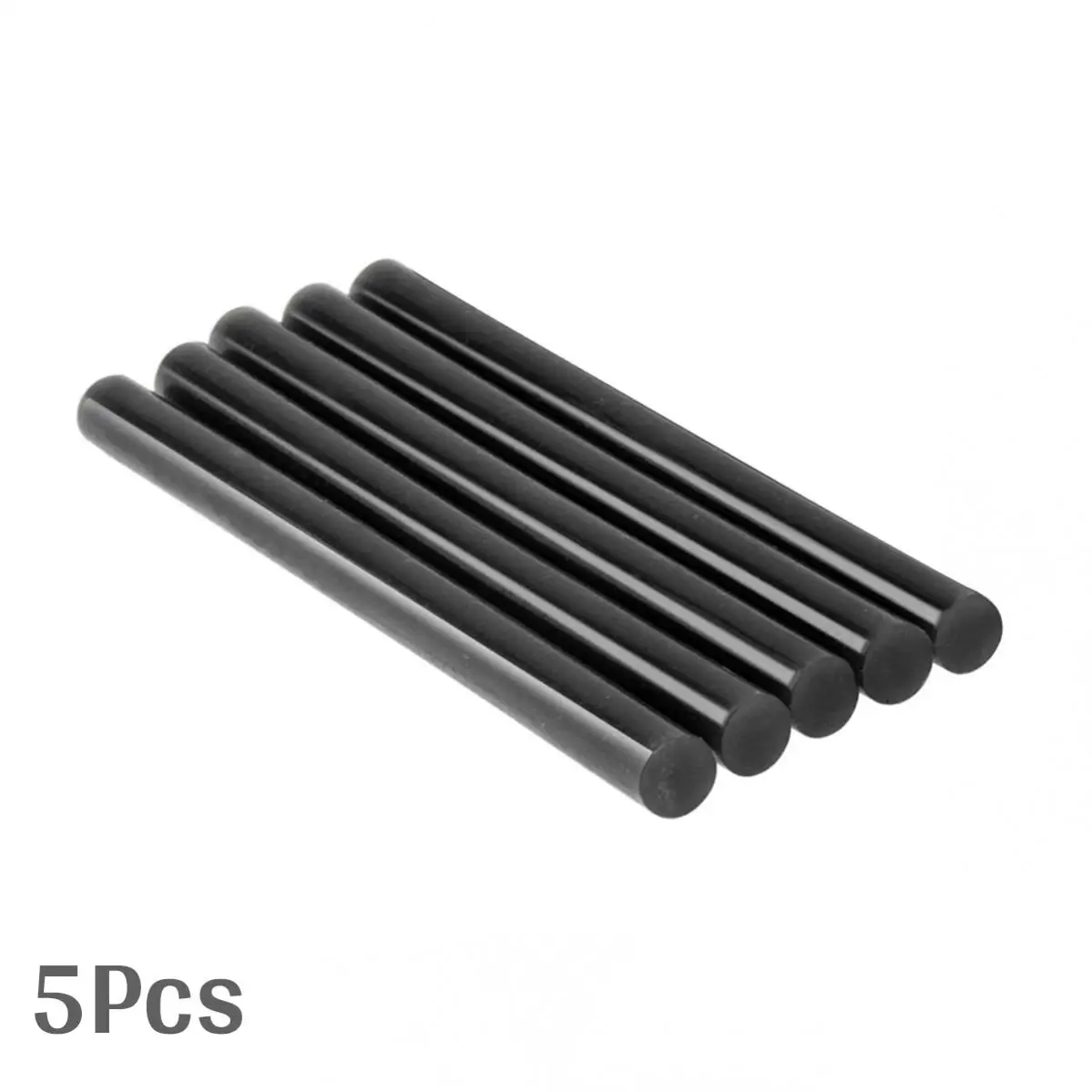 Black Hot Melt Glue Sticks, 7mm x 100mm - Adhesive DIY Craft and Repair Tool (5 or 10 Pack)