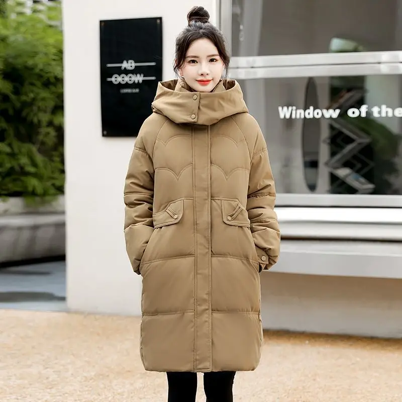 

Orwindny Winter New Coat Thick Warm Women's Long Parka Clothing Loose Fashion Korean Jackets Snow Outwear Jaqueta Feminina