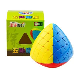 Shengshou 5x5x5 Mastermorphix Speed Cube 5x5 Rice Dumpling Magic Puzzle Cube 5x5 Pyramid Cubo Magico Educational Toys Puzzles