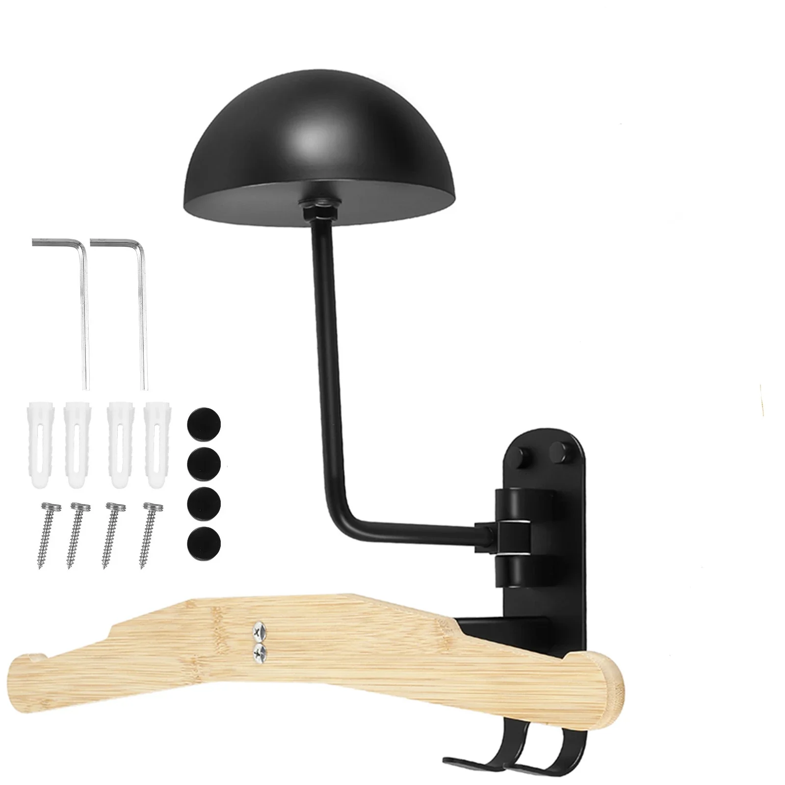 180&deg; Rotation Wall Mounted Universal Motorcycle Helmet Rack Seat Cover Helmet Storage Holder Alloy Hanger Stand Hook motorcycle helmet holder storage bag holder