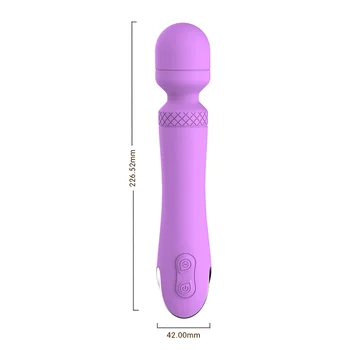 Multi-Frequency Silicone G Spot for Female AV Magic Wand Vibrator Women's USB Masturbator Vibrators Clitoris Vibrating Sex Toys 6