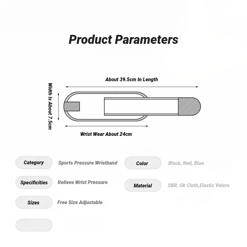 Adjustable Gym Wrist Wraps 6