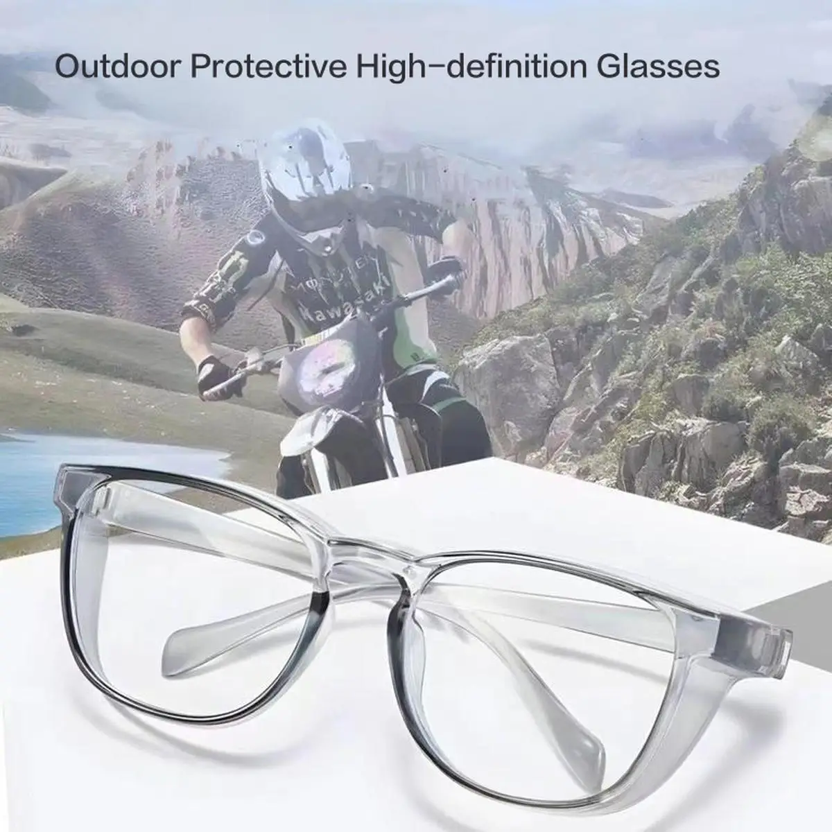 Advanced Anti-Fog Blue Light Blocking Protective Eyewear with UV and Dust Protection