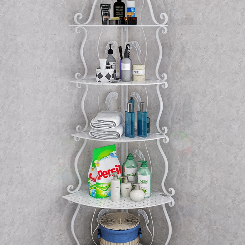 

Bathroom Storage Rack Folding Floor Toilet Tripod Storage Rack
