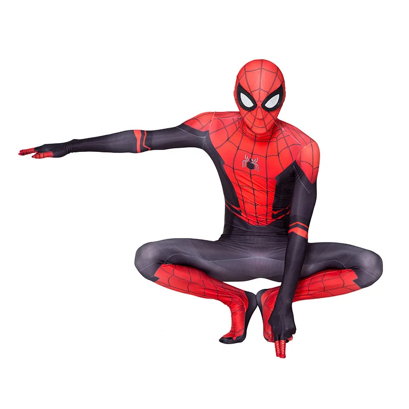 thumbnail image 1 of Nuevo disfraz de Miles Morales Far From Home, disfraz de Peter Parker Zentai Spiderman, traje de superhéroe para niños de licra, 1 of 5