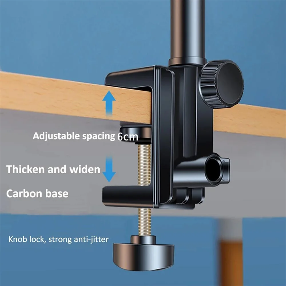 Desktop Mobile Phone Holder Lazy Live Broadcast Folding Cantilever Bracket Bed Clip Bedside for iPhone Xiaomi iPad Tablet Holder