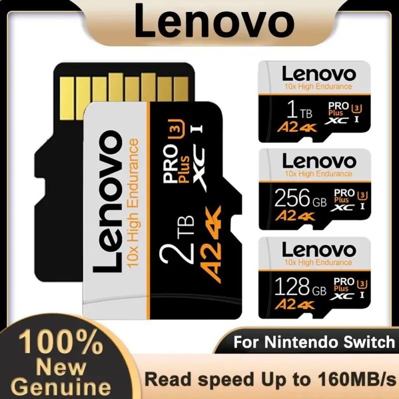 

Lenovo Memory TF Card 512GB 256GB 128GB SD/TF Flash Memory Card 1TB 512 256 GB Micro TF/SD Flash Card For Phone Ps5 Dropshipping