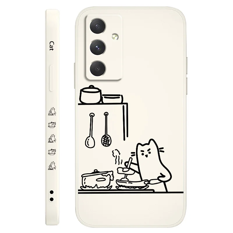Whimsical Cooking Cat Phone Case - Fun and Protective Cover