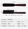 Men Beard Brush Wood Handle Boar Bristle Moustache Cleaning Brush Hairdressing Anti Static Barber Hair Styling Comb Tool 6