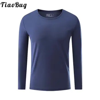 남성용 라운드 넥 긴 소매 운동 상의, 캐주얼 데일리 웨어, 단색 와플 텍스처 티셔츠, 하이킹 달리기용, 가을 겨울