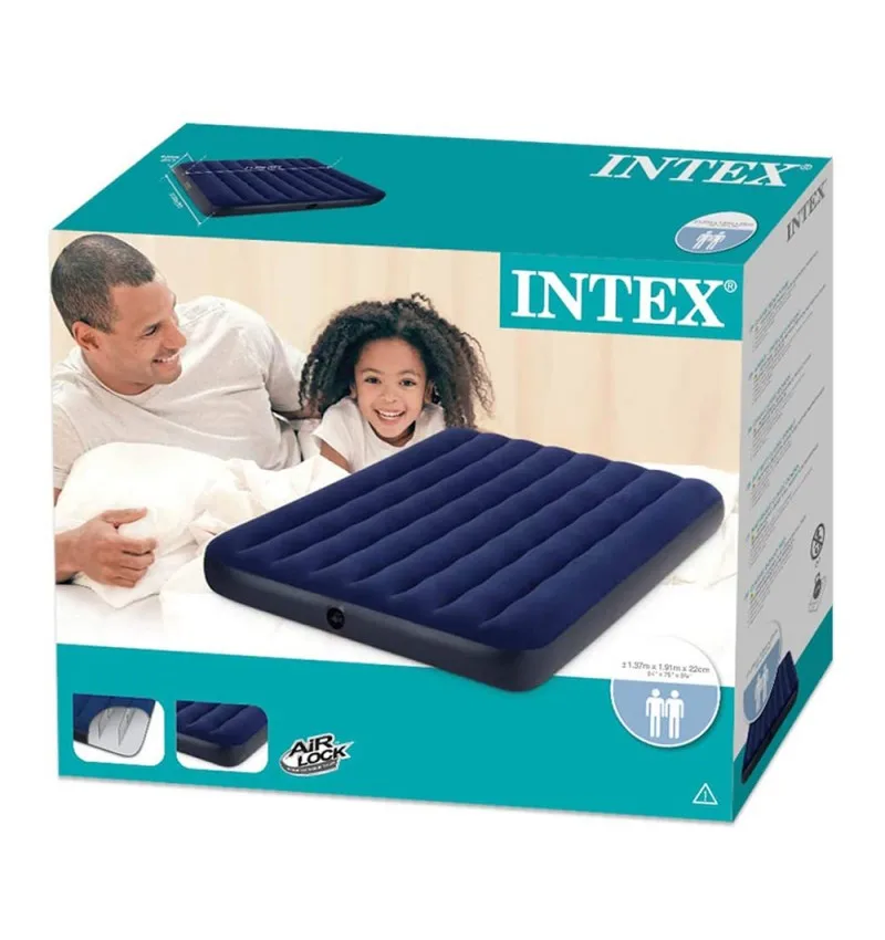 Intex Colchón hinchable Intex clásico 99x191x22cm 68757