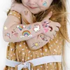 10PCS New Tattoos for Children Transfer Tattoos for Kids Mini Waterproof Tattoos Festival Glitters Face Unicorn Animals Stickers 1