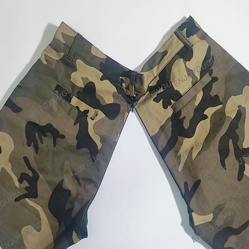 Invisible Open Crotch Outdoor Sex Pants Men's Shorts Summer Trendy Casual Sports Loose Straight Cotton Five Points Pirate Shorts