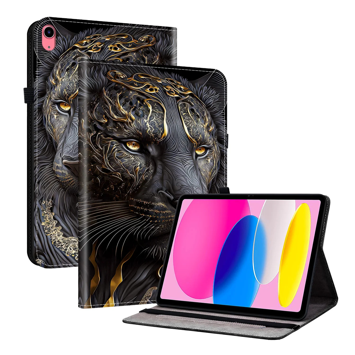 Premium Leather Flip Tablet Case Cover