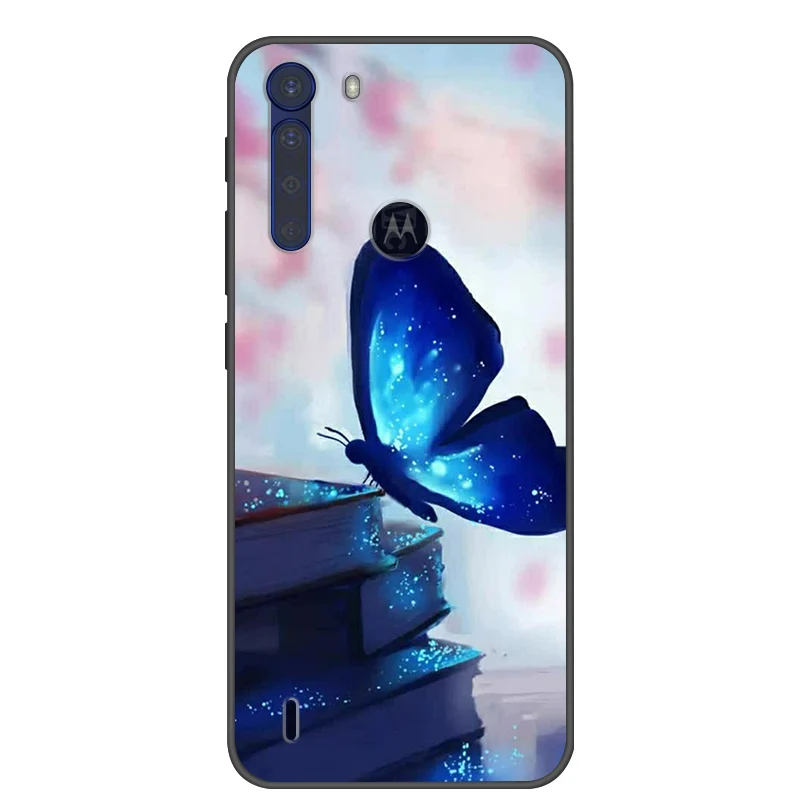 Fashionable Cool Soft Silicone Cover for Motorola One Fusion+ Phone