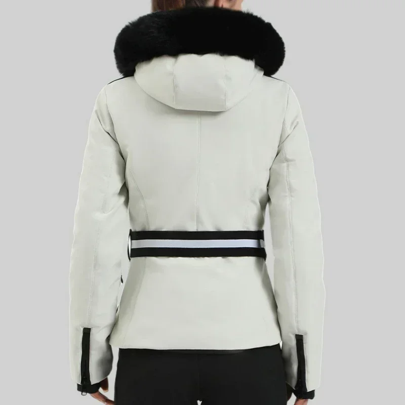 Ski Jackets Mountain Winter Hooded Woman Snowboard Clothes Outdoor Sports Skiing Overcoats Windproof Thermal for winter jacket ski jacket