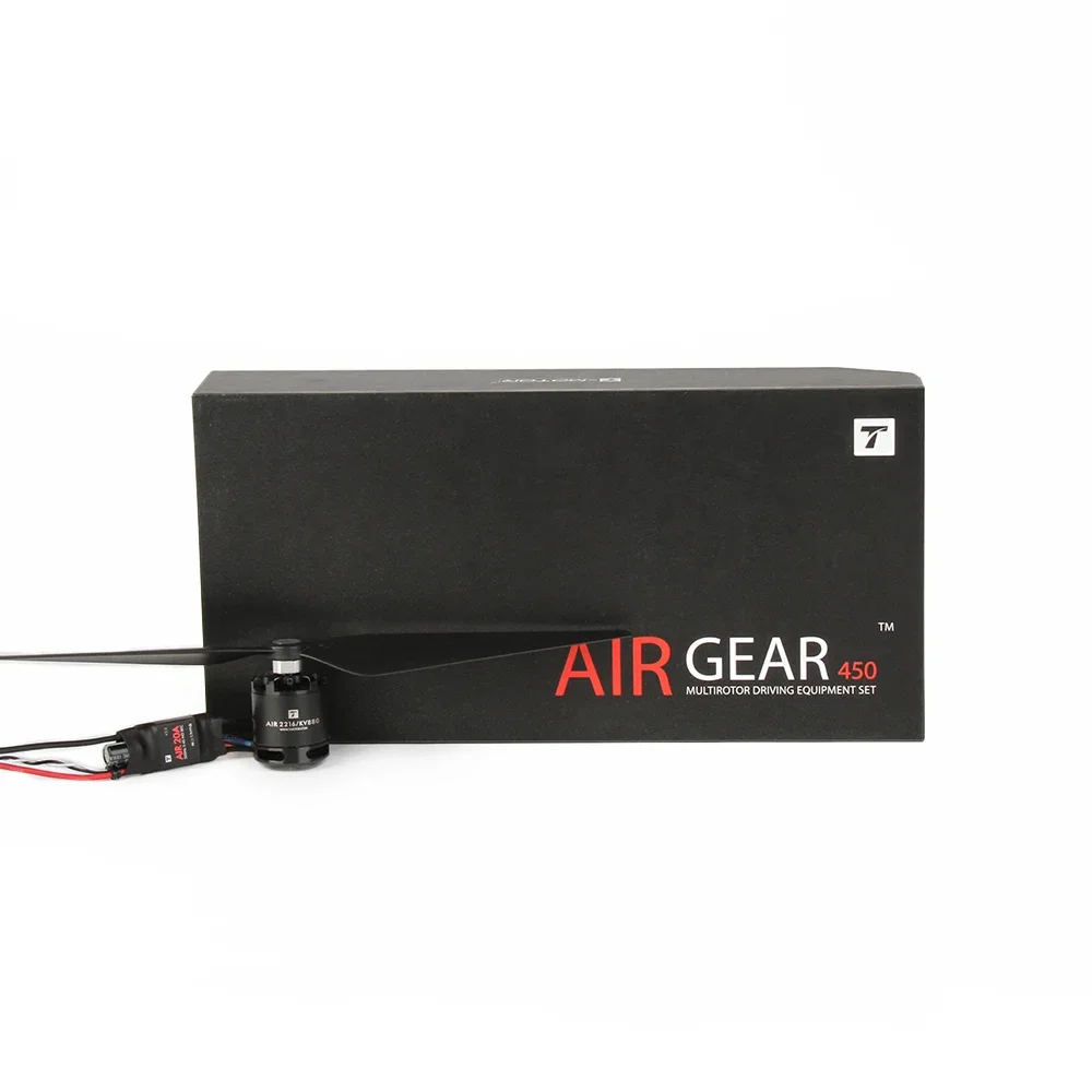 

T-MOTOR AIR GEAR 450 II COMBO 2216 KV920 motor + T1045 + AIR 20A ESC для начинающих rc edu Дронов и шоу
