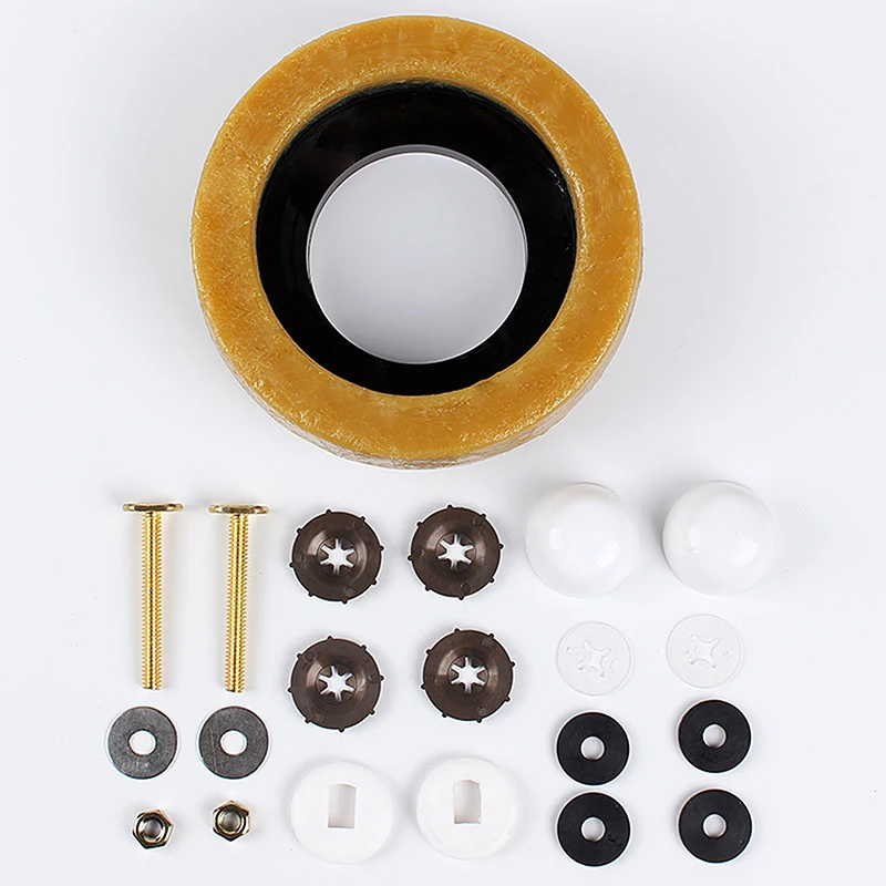Toilet Floor Anti-leak Flange Wax Ring Bowl Gasket Sealing Ring Universal Drain Pipe Caulk Parts 1 PCS