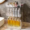 Acrylic Storage Organizer Shelf Of Bathroom Home Kitchen Makeup Skincare Shampoo Lipstick Tabletop Holder Cosmetic Desk Rack 1