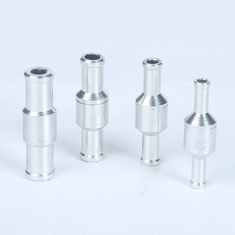 NEW 6/8/10/12mm Aluminium Alloy One Way Fuel Non Return Check Valve Petrol Diesel for Car Vacuum Hose Oil Water Pumps for Car