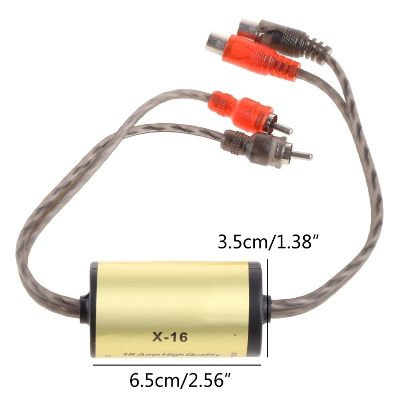 Car Multimedia-Player Stereo-Audio Filter Isolation Ground Home Stereo-Amplifier Noise Suppressor Automotive Accessories audio noise filter