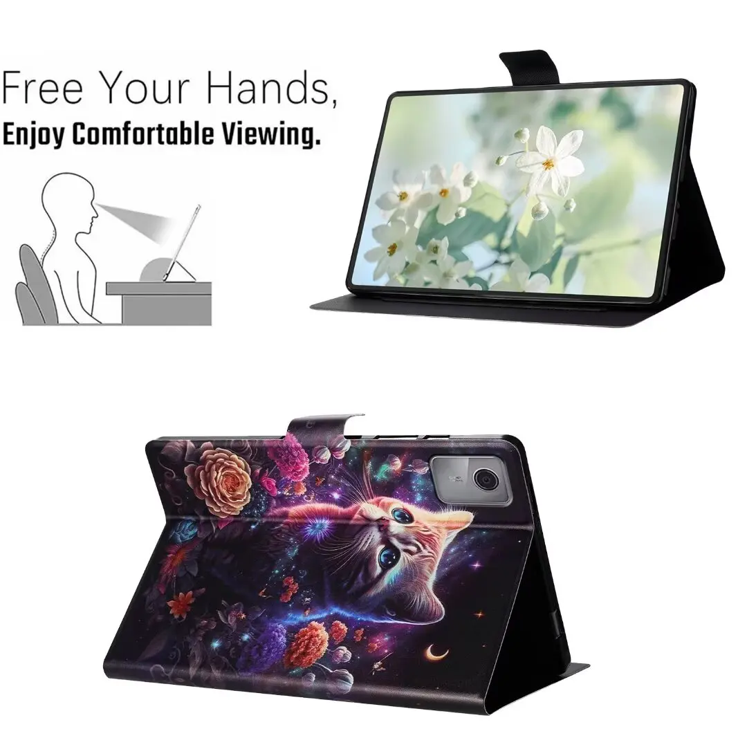 Cartoon Cat Tablets Protective Cover