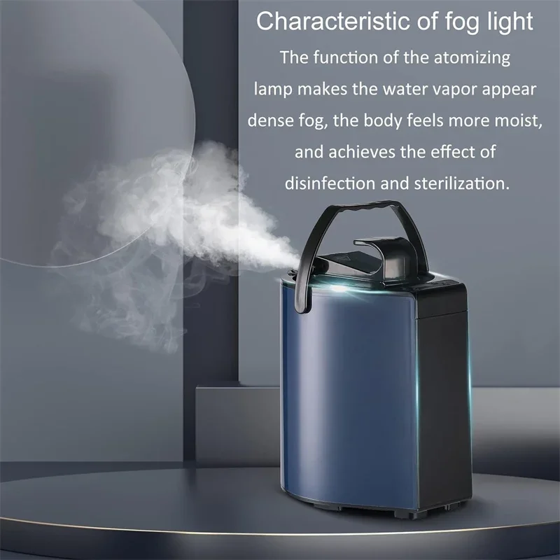 Sauna Steamer Portable Pot, 3L Stainless Steel Steam Generator with Remote Control, Smart Touch Button, Spa Machine 5