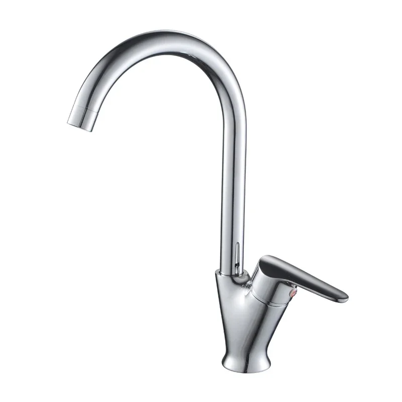 

Modern Kitchen Faucet Single Handle Deck Mounted Basin Sink Tap Copper Cold and Hot Water Mixer Tap Crane Bathroom Accessories