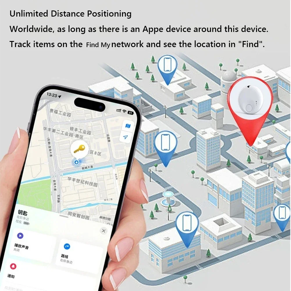 Smart Air Tag Wireless GPS Smart Tracker Work with Apple Find My APP NTag ITag Anti Lost Bluetooth Tracking GSP Key Pet Car 3