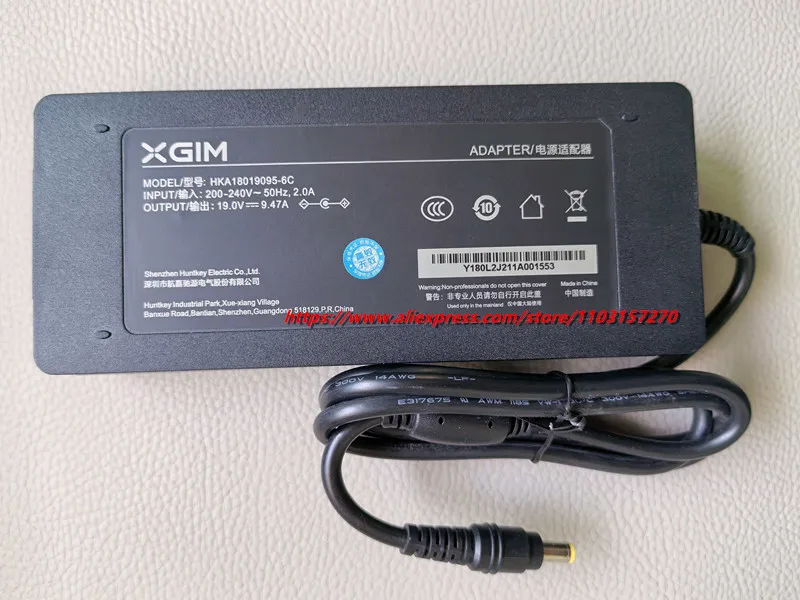 Xgimi h3およびxko3eプロジェクター用の純正acアダプター充電器、電源