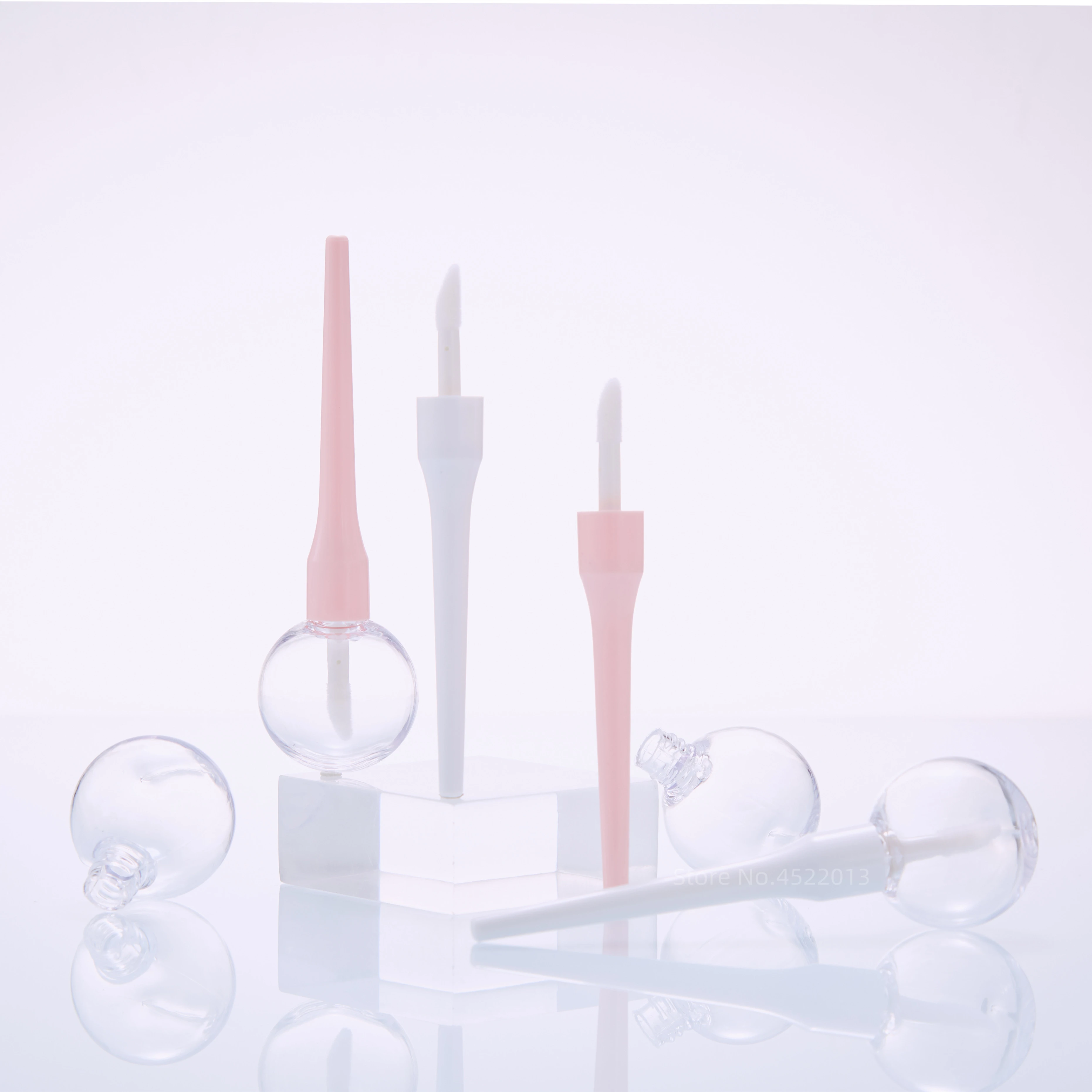 Description Picture 6 of item8ml-10ml Lollipop Lipgloss Tube Pink White Lip Glaze Bottle Empty Makeup Homemade Material Lip Gloss Container