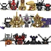 2024 New Skibidi Toilet Men vs. Monitor Building Blocks Super Titan TV Man Sound Man Children's Toy Birthday Building Block Gift 1