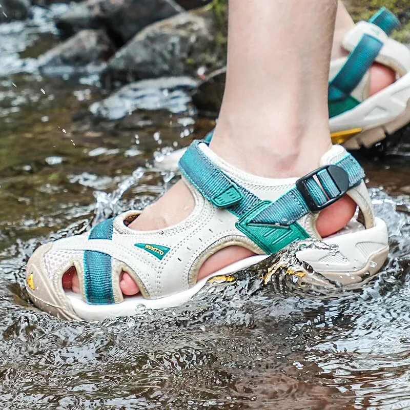 Summer Hiking Sandals – Breathable Outdoor Water Shoes for Women, Beach, Camping, Climbing Aqua Sneakers HT-9602 Beach Footwear Sandals