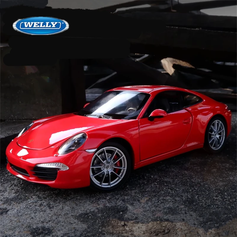 WELLY-Porsche 911 Carrera S 991 Coupé modelo de carro