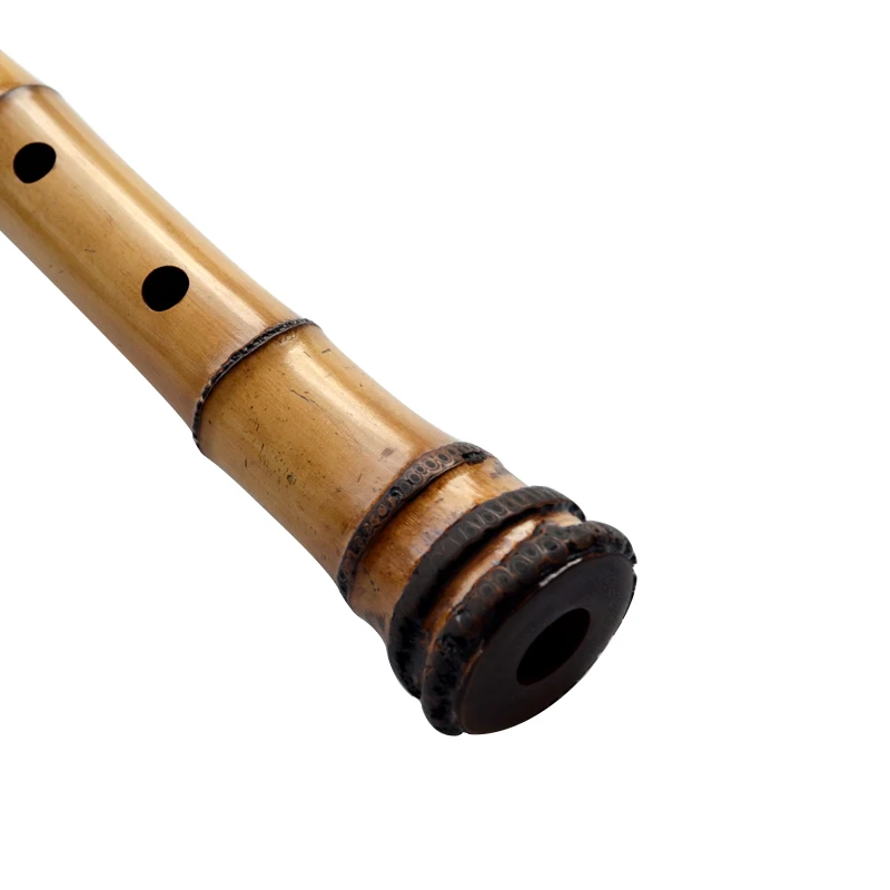 Japanese Shakuhachi End-Blown Flute Root End Professional Bamboo Flute Vertical 5 Holes Musical Instrument