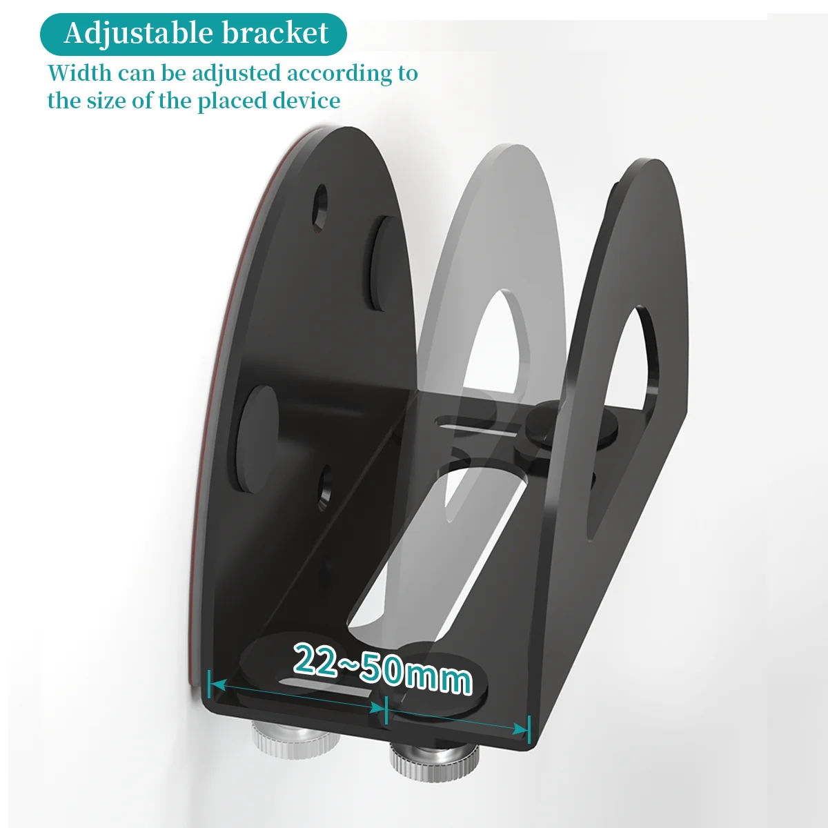 Adjustable Small Device Wall Mount Holder Adhesive Stand Apple TV Router Modem TV Box Mini PC Host Other Media Players security wall mount bracket security camera stand camera holder stand camera holder webcam stand security camera bracket camera mount panel camera mounting base security camera mount phone holder stand