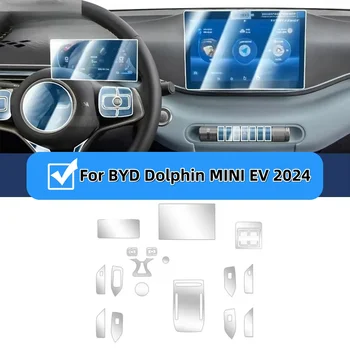 Per BYD Dolphin MINI EV Seagull 2024 Interni TPU Pellicola protettiva Copertura Anti-Graffio Cambio Pannello Schermo di navigazione Automotive