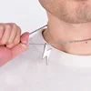 Retro Lightning Pendant Necklace For Men Gold Black Silver Color Necklaces Bolt Thunder Flash Charm Male Jewelry 3