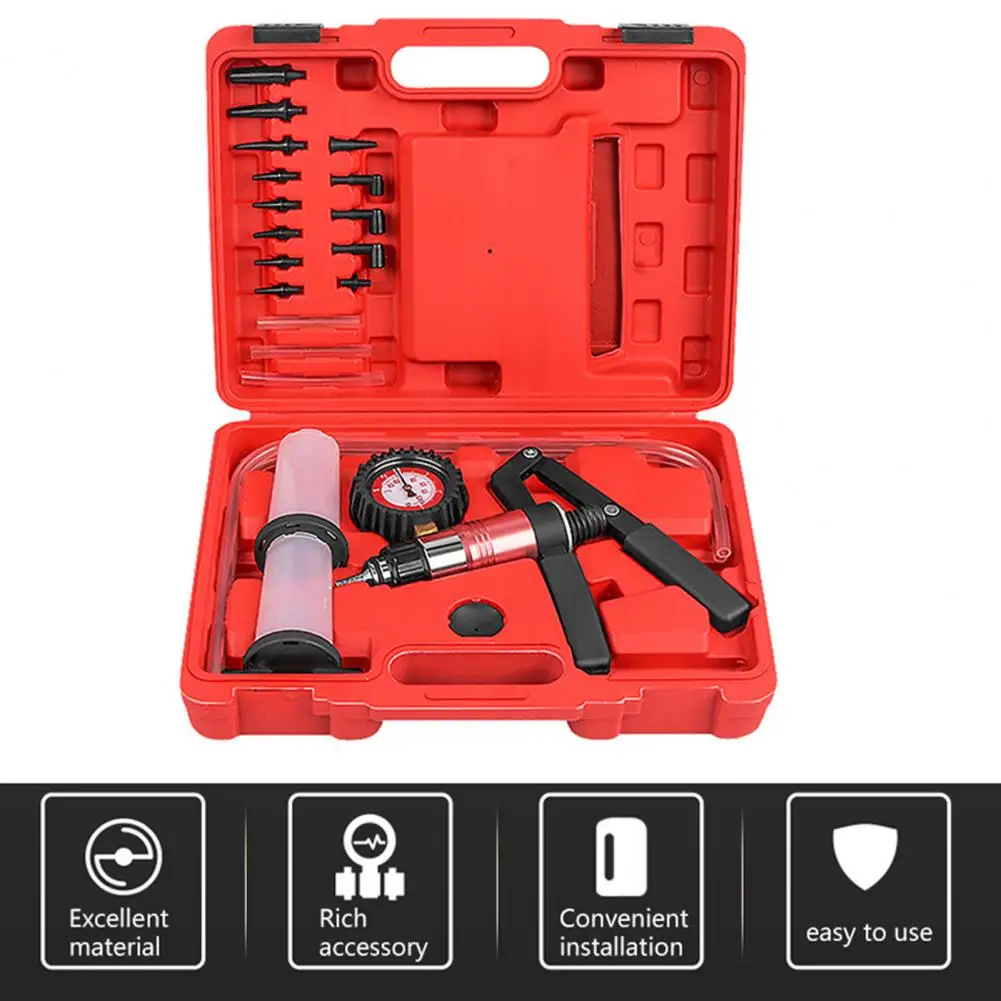 

Convenient Hand Vacuum Pump Replacement Tool Manual Portable Car Manual Vacuum Pressure Pump Kit Vacuum Pressure Pump Test