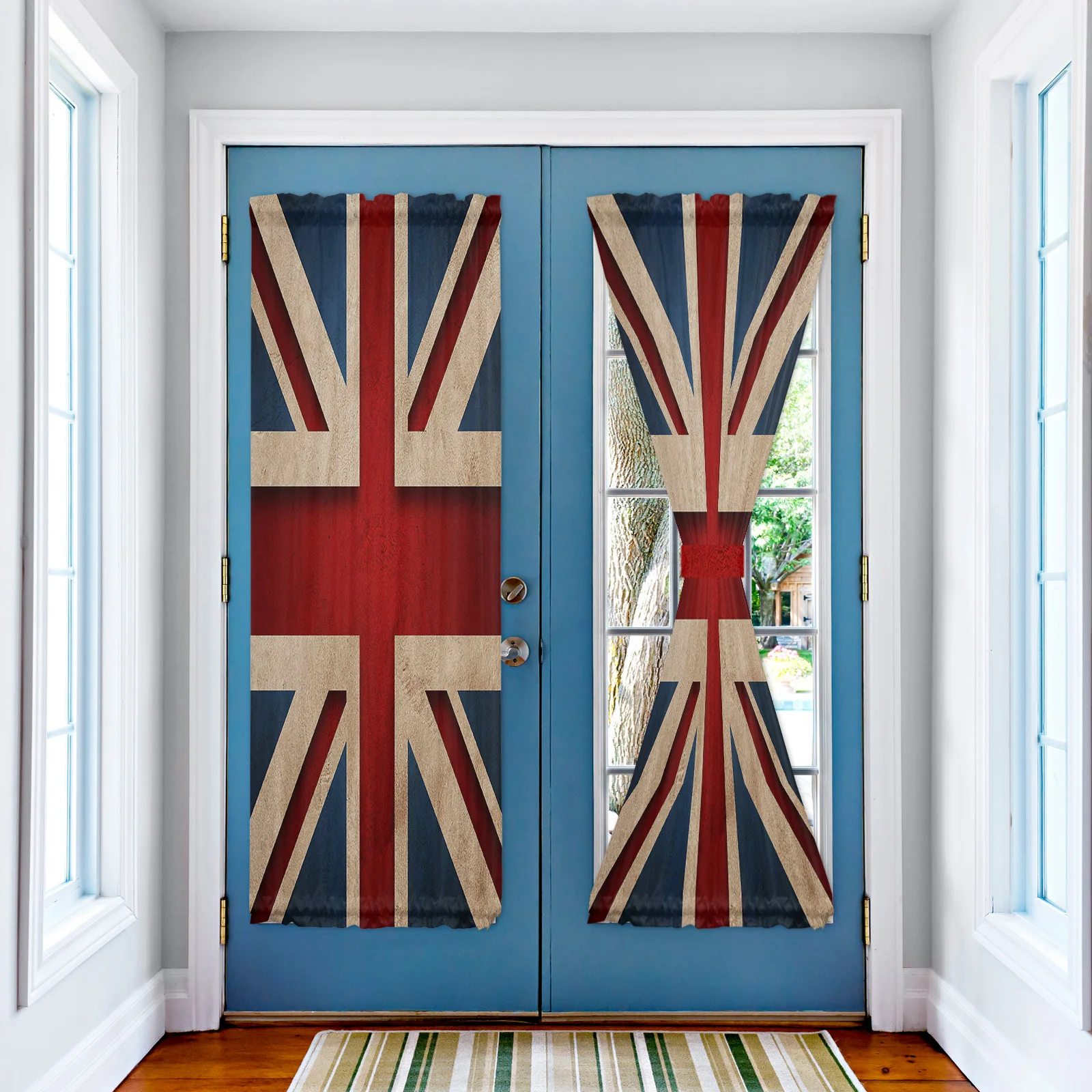 British Flag Pattern Blinds Curtains for Living Room Bedroom Office Window Curtain Kitchen Door | Дом и сад