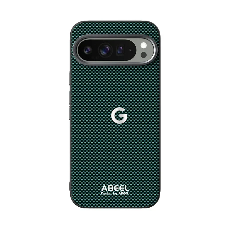 Kevlar Carbon Fiber Pattern Shockproof Wireless Charging Case