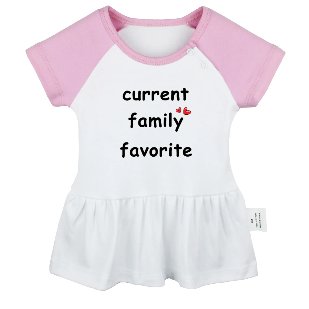 

Current Family Favorite Fun Printed Baby Sweet Dresses Girls Cute Short Sleeves Pleated Dress 0-24M Kids Summer Clothing