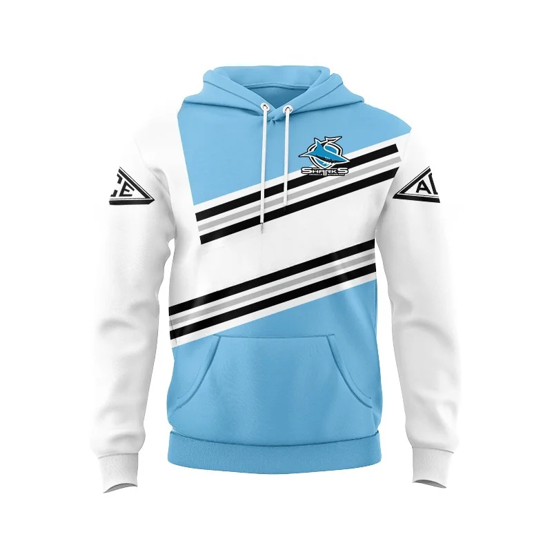 Shark Fashion Australian Men's Training Rugby Shirt Uniform Latest Rugby Uniform/Indigenous/Legion