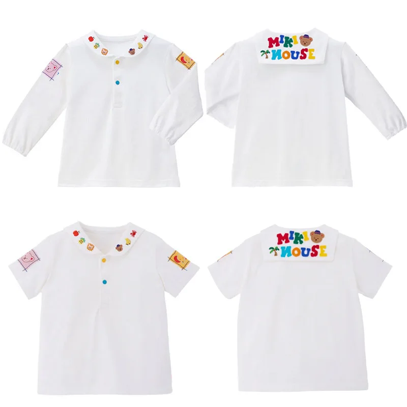 소년과 소녀를 위한 귀여운 봄과 여름 반팔 티셔츠