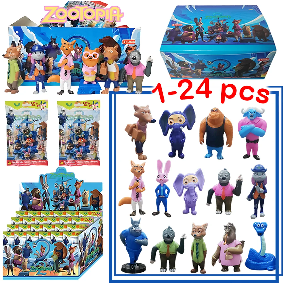 Zootopia 2 blind box series Cartoon Anime Figure Judy Hopps Nick Wilde ...