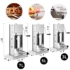VEVOR EU Stock 3L 5L 7L Sausage Stuffer Filler Maker Meat Machine Slow/Fast Vertical With 5 Stuffing Tubes 1